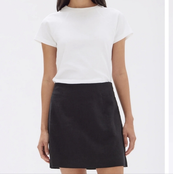 Assembly Label White Linen Skirt - Picture 13 of 14